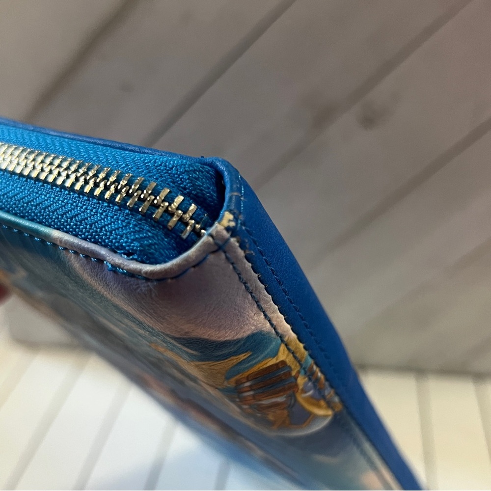 EUC Loungefly Blue Mickey wallet - Picture 9 of 10